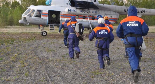 Rusya’da turistleri taşıyan helikopter düştü