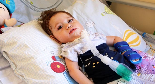 SMA lı Aybars bebek, 3 kez kalp krizi geçirdi