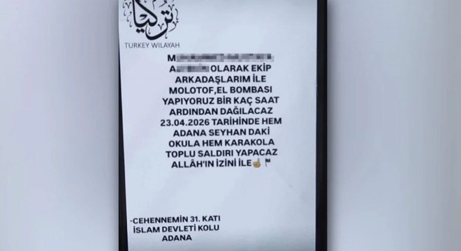 ‘Saldırı yapacağız’ paylaşımına gözaltı