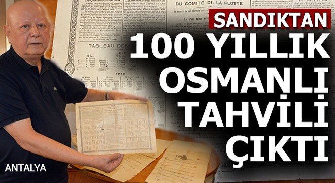 Sandıktan 100 yıllık Osmanlı tahvili çıktı