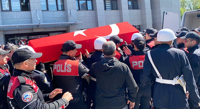 Şehit polis için İstanbul Emniyeti nde tören