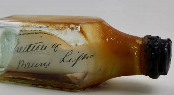 Şişeden çıkan 120 yıllık sır