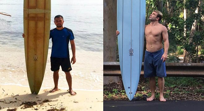 Hawaii’de kaybettiği sörf tahtası Filipinler de çıktı