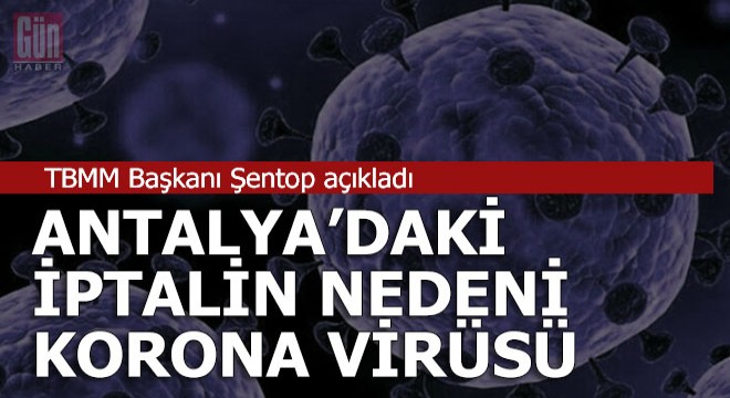 TBMM Başkanı Şentop: AİBPA toplantısı, virüs nedeniyle iptal edildi