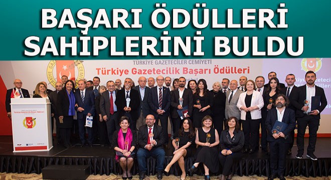 TGC Türkiye Gazetecilik Başarı Ödülleri verildi
