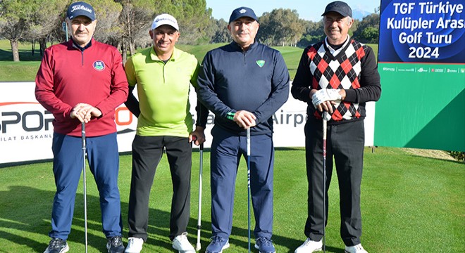 TGF Türkiye Kulüpler Arası Golf Turu Antalya da başladı