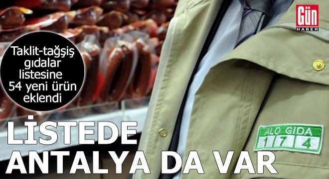 Taklit-tağşiş gıdalar listesinde Antalya da var