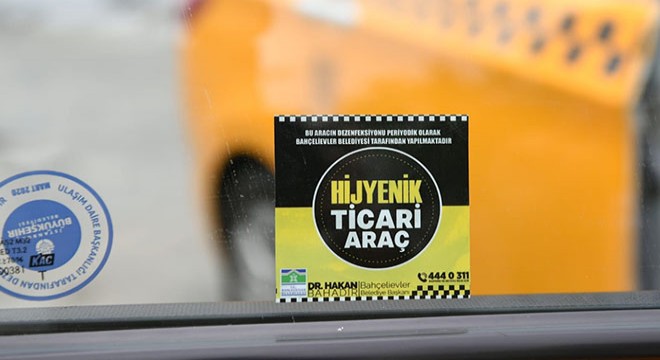Taksilere ‘hijyenik ticari araç’ belgesi veriliyor
