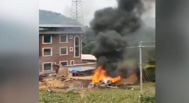 Tayvan ordusu Çin e ait bir Su-35 savaş uçağını düşürdü