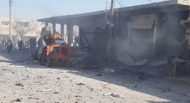 Tel Abyad da bomba yüklü araç patlatıldı: 14 ölü, 26 yaralı