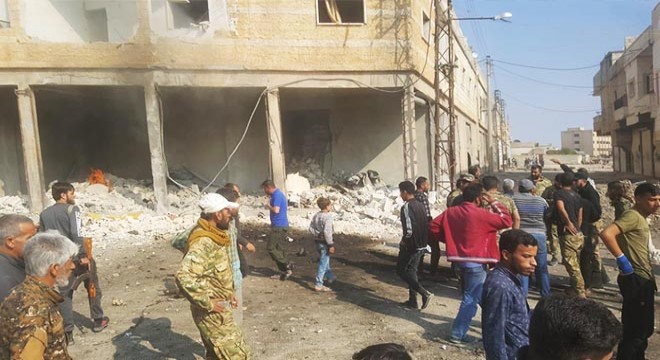 Tel Abyad da bombalı saldırı