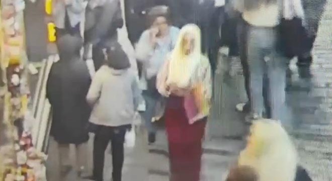 Terörist kadının İstiklal Caddesi ndeki ilk keşfinden görüntüler