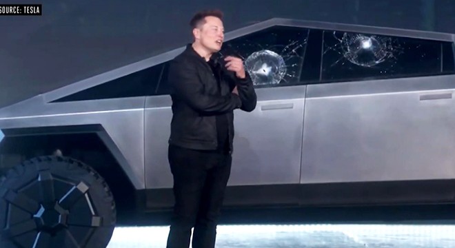 Tesla’nın ilk elektrikli pick-up aracı ‘Cybertruck’ı tanıtıldı