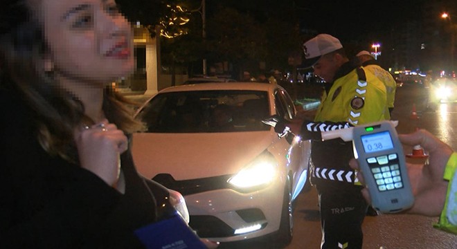 Trafik denetiminde ehliyeti iptal edildi