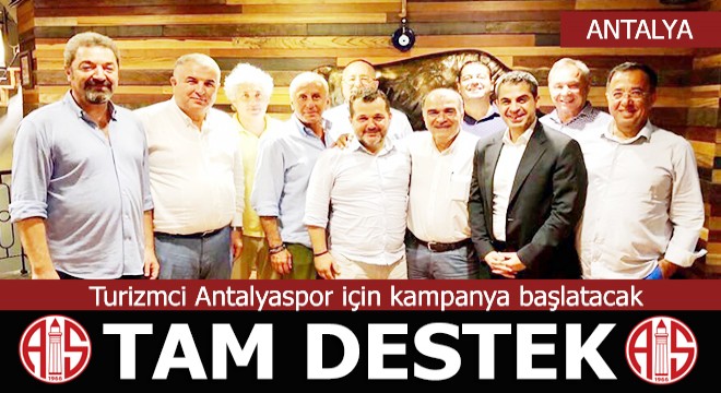 Turizmci Antalyaspor için kampanya başlatıyor