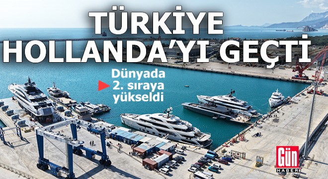 Türkiye, lüks yat üretiminde dünya 2'ncisi
