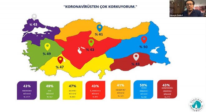 Türkiye nin koronafobi haritası