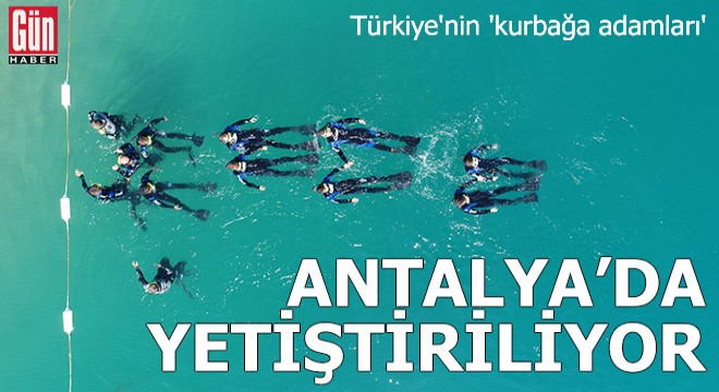 Türkiye nin  kurbağa adamları  Antalya da yetiştiriliyor