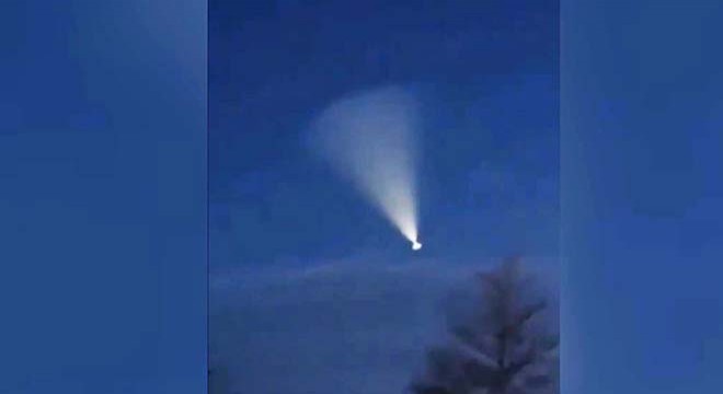 UFO sanılan cisim Rus füzesi çıktı
