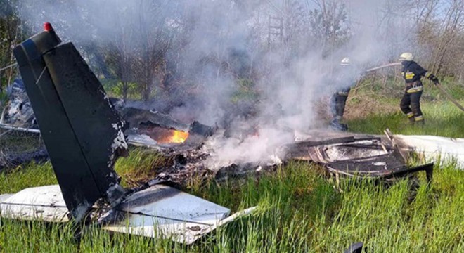 Ukrayna’da eğitim uçağı düştü: 2 ölü