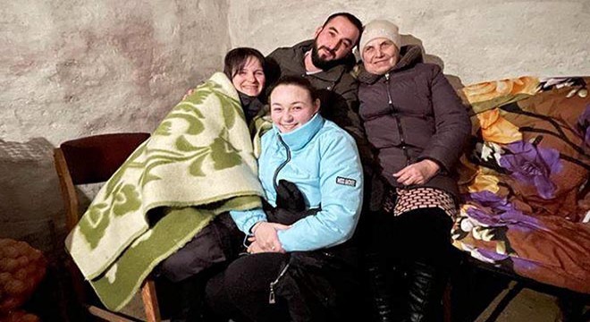Ukraynalı Velantina, Türk öğrencileri 5 gün sığınağında ağırladı