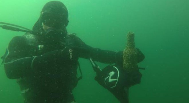 Üniversiteli dalgıçlardan Marmara Denizi nde dip temizliği