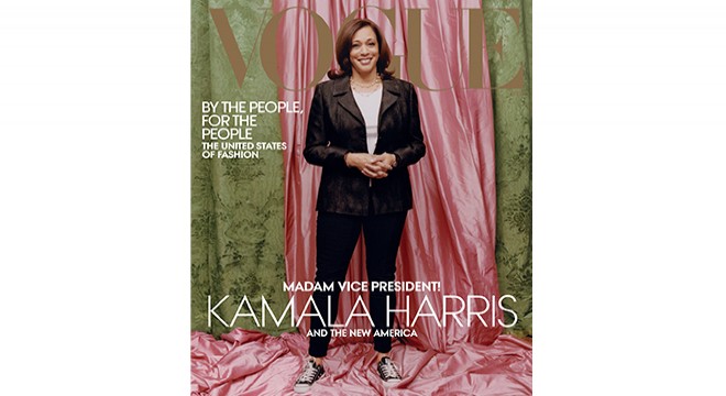 Ünlü moda dergisi Vogue a  Kamala Harris  tepkisi