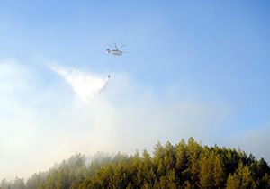 Kumluca’daki orman yangını 100 hektarı aştı