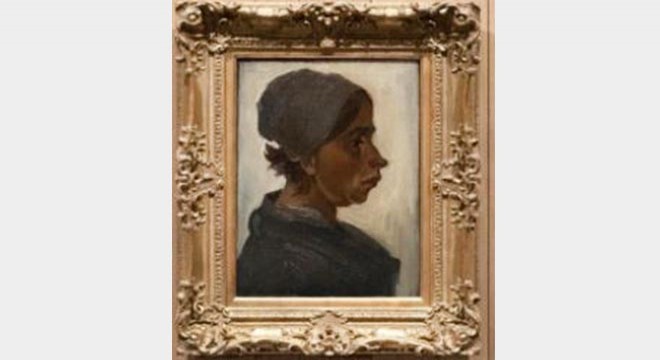 Van Gogh un  Kadın Başı  tablosu 1,6 milyon Euro ya satıldı