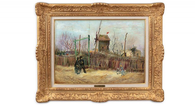 Van Gogh’un sergilenmemiş eseri Montmartre açık arttırmada