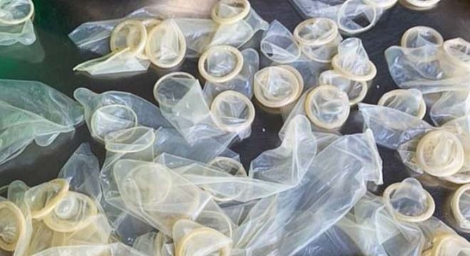 Vietnam da kullanılmış prezervatif operasyonu
