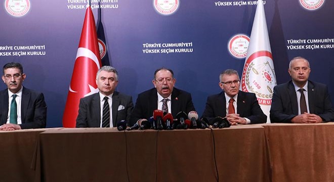 YSK Başkanı Yener, kesin olmayan sonuçları açıkladı