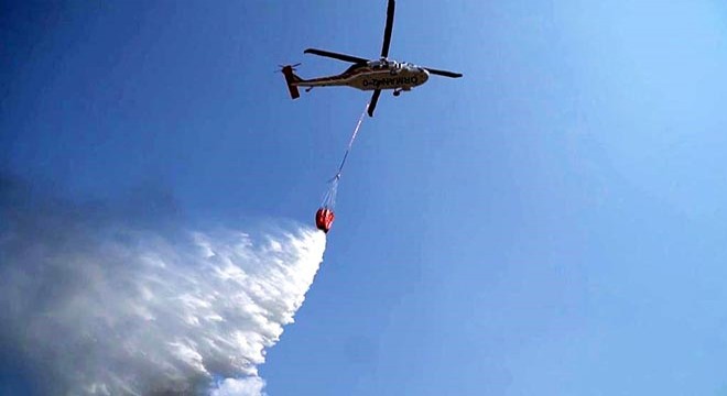Yangın söndürme helikopteri  Nefes  göreve başladı