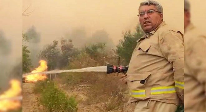 Yangında yaşamını yitiren orman işçisi Cinbaş için tören