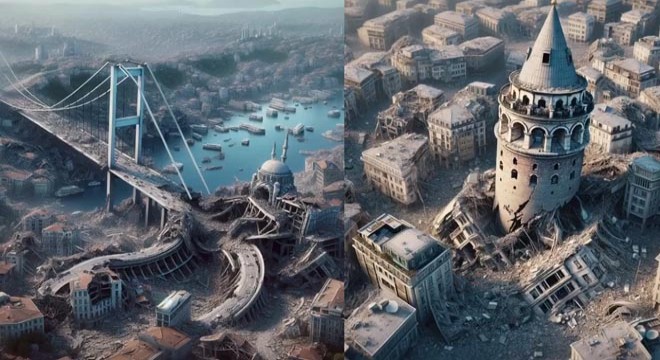 Yapay zeka büyük İstanbul depremini resmetti