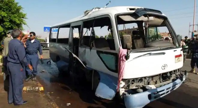 Yemen de yolcu otobüsü bombalandı