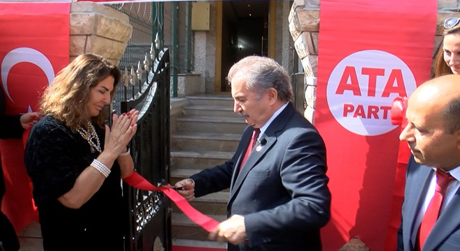 Yeni kurulan ATA Parti nin genel merkez binası açıldı