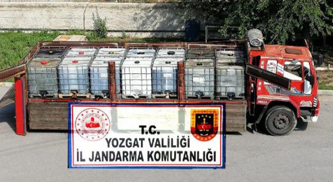 Yozgat ta 14 bin litre kaçak akaryakıt ele geçirildi