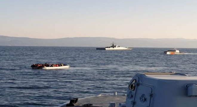 Yunan gemisine Türk Sahil Güvenliği nden müdahale