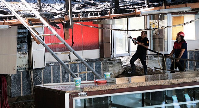 Zonguldak ta kafe, alev alev yandı