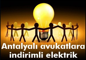Antalyalı avukatlara indirimli elektrik