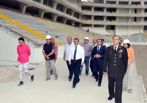 Antalya Stadyumu nun içinden ilk görüntüler