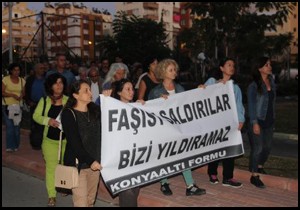 Antalya da foruma saldırı tepkisi
