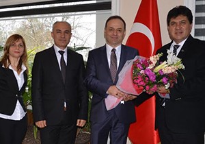 Vergi Dairesi Müdürü Özdemir, Başkan Gül ü Ziyaret etti!