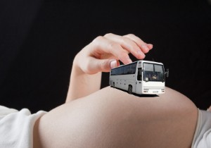 Erkek otobüs şoförü hamile çıktı!