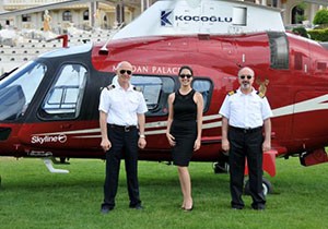 Helikopteri Türkler sürpriz, yabancılar gezmek için tercih ediyor