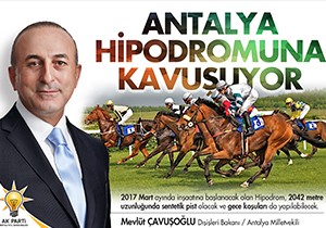 Antalya hipodromuna kavuşuyor