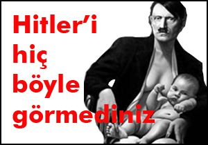 Hamile ve yarı çıplak Hitler