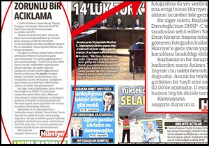 Hürriyet: Davutoğlu nun danışmanı bizi gece 02:00 de aradı