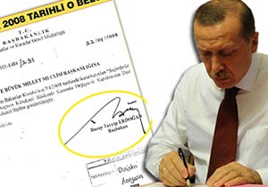 O kararda Erdoğan ın imzası var